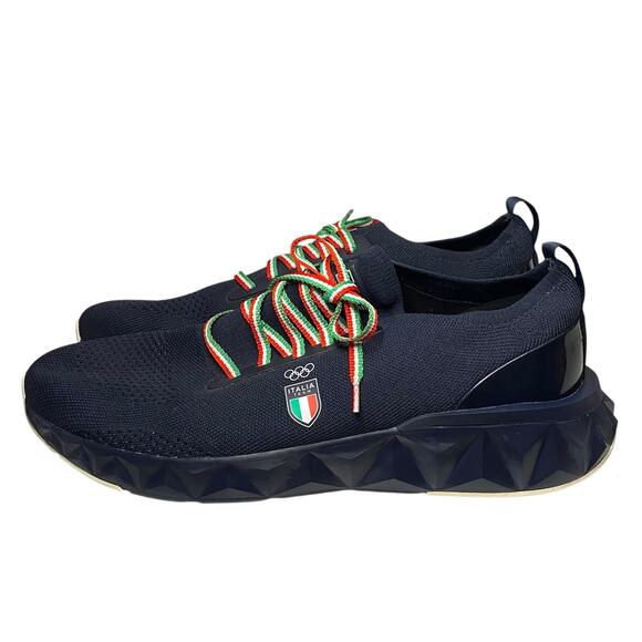 Emporio Armani 13.5 Ea7 Italia Olympic Team Sneakers In Tokyo Navy Tennis Shoes main image 5